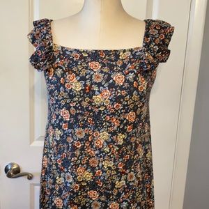 LOFT RUFFLE SLEEVE DRESS